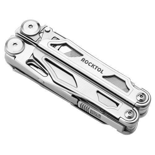 Мультитул Rocktol 29 в 1 со сменными резцами и пилой, нержавеющая сталь, нейлоновый чехол