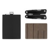 Набор с мультитулом и фляжкой "Путешественник 2.0.", черный