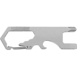 Мультиинструмент "Carabiner", серебристый