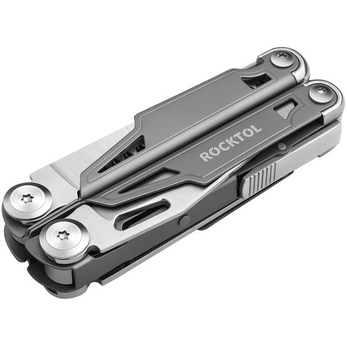 Мультитул Rocktol 19 в 1 с титановыми ручками, нейлоновый чехол, подарочная коробка