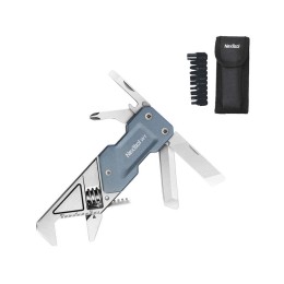 Мультитул-ключ Nextool Light Wrench W1 с набором бит, 6 функций, голубо-серый (NE20270)