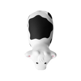 Антистресс Attis в форме коровы, белый/черный