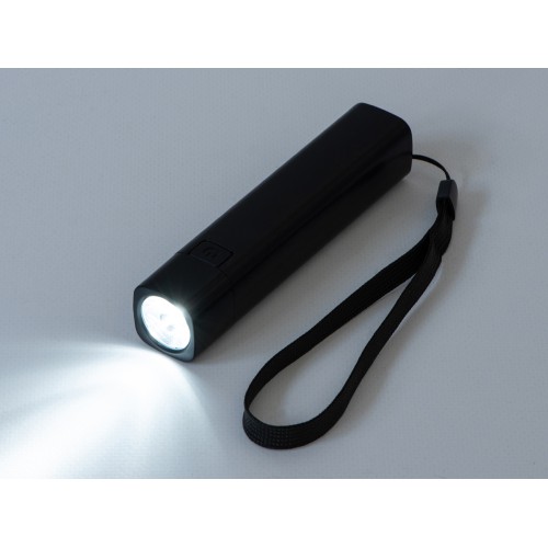 Светодиодный фонарь "Wink", черный