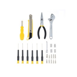 Набор инструментов Stinger, 25 инструментов, в пластиковом кейсе, 230x180x50 мм, серый