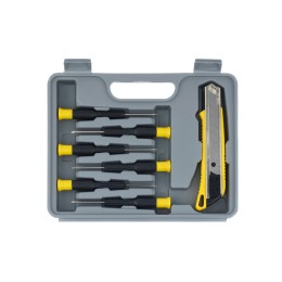 Набор инструментов Stinger, 25 инструментов, в пластиковом кейсе, 230x180x50 мм, серый