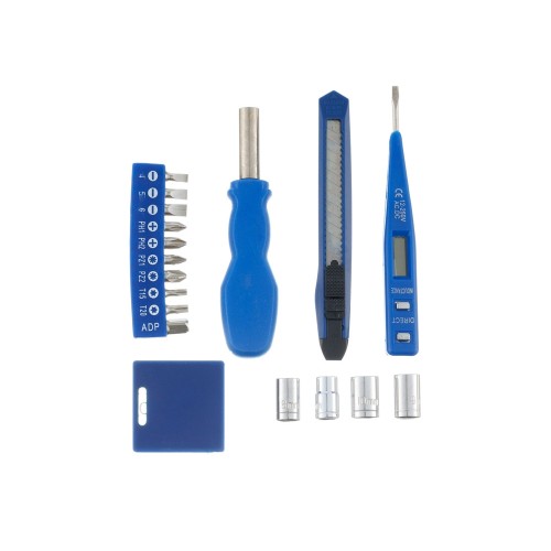 Набор инструментов Stinger, 18 инструментов, в пластиковом кейсе, 215x130x30 мм, белый