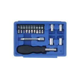 Набор инструментов Stinger, 25 инструментов, в пластиковом кейсе, 164x107x49 мм, синий