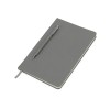 Блокнот А5 "Magnet" 14,3*21 с магнитным держателем для ручки, серый