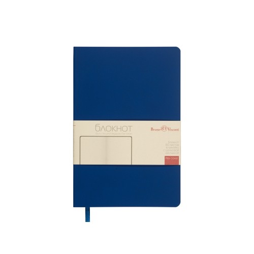 Блокнот А5 "Megapolis Flex Velvet", синий
