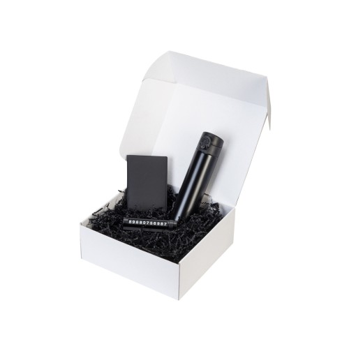 Подарочный набор «Premier» с термокружкой, парковочной визиткой и обложкой для документов