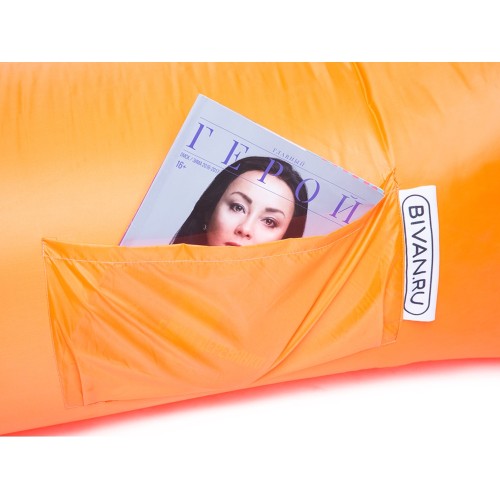 Надувной диван БИВАН 2.0, оранжевый