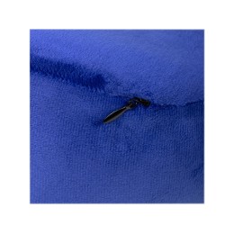 Подушка TORBER, дорожная, с эффектом памяти, синяя, полиэстер+спандекс