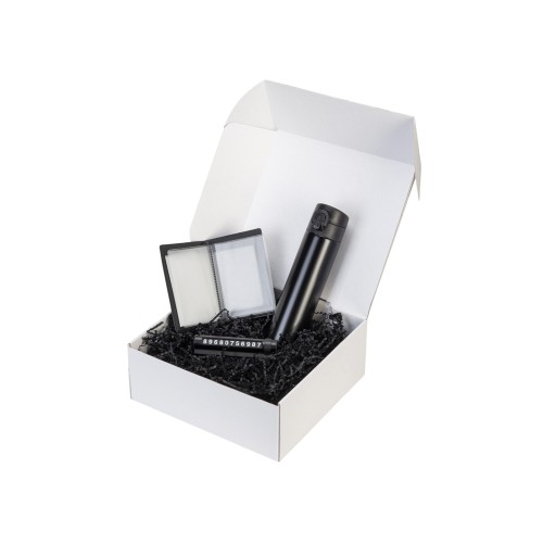 Подарочный набор «Premier» с термокружкой, парковочной визиткой и обложкой для документов