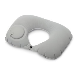 Подушка под шею с помпой Push, серый