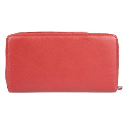 Кошелёк BUGATTI ЗЕНИТ | VERTICE, красный, натуральная воловья кожа, 19,5х3,5х11 см