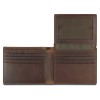 Портмоне Mano "Don Leon", натуральная кожа в коричневом цвете, 11 х 8,6 см