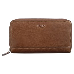 Кошелек Mano "Don Montez", натуральная кожа в коньячном цвете, 19 х 10,3 см