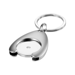 Брелок-монетница "Haig", серебристый