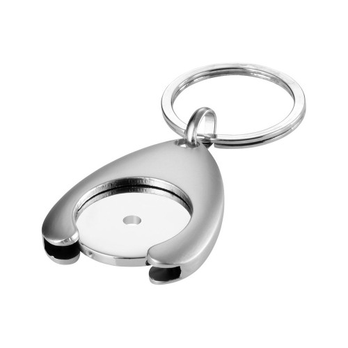 Брелок-монетница "Haig", серебристый