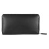 Кошелёк BUGATTI АТЛАНТА | ATLANTA, на молнии, чёрный, натуральная воловья кожа, 19,5х2,5х10,5 см