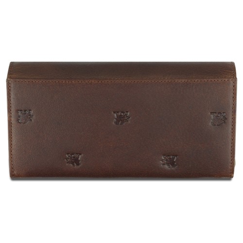 Кошелек Mano "Don Leon", натуральная кожа в коричневом цвете, 19 х 10 см