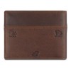 Портмоне Mano "Don Leon", натуральная кожа в коричневом цвете, 11 х 8,6 см