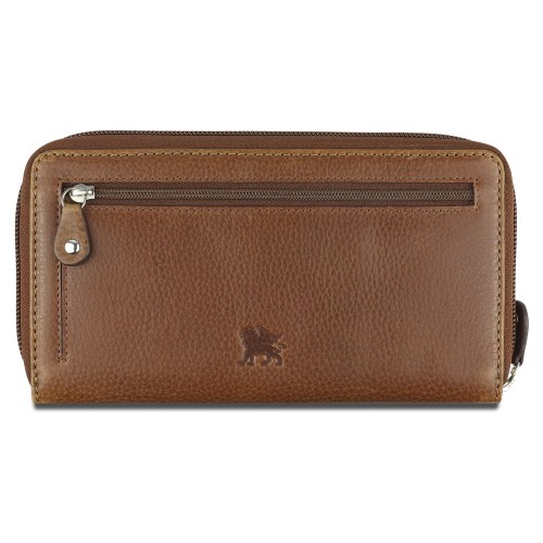 Кошелек Mano "Don Montez", натуральная кожа в коньячном цвете, 19 х 10,3 см