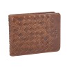 Бумажник Mano "Don Luca", натуральная кожа в коньячном цвете, 12,5 х 9,7 см