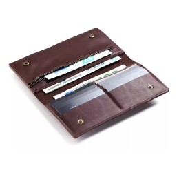 Бумажник Денмарк, коричневый