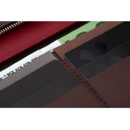 Бумажник Клайд, коричневый