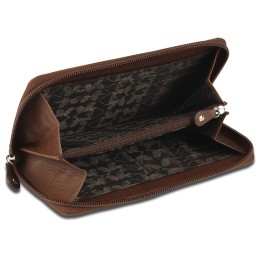 Кошелек Mano "Don Montez", натуральная кожа в коньячном цвете, 19 х 10,3 см