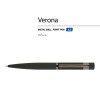 Ручка шариковая автоматическая BrunoVisconti "VERONA" цвет корпуса черный, soft-touch, 1 мм, синяя