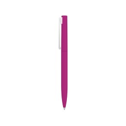 Шариковая ручка  "Bright F Gum" soft-touch, розовый