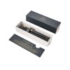 Перьевая ручка Parker IM Premium Black GT, перо: F, цвет чернил: blue, в подарочной упаковке.