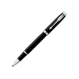 Ручка-роллер Parker IM Mat Black CT,стержень: F, цвет чернил: black, в подарочной упаковке.