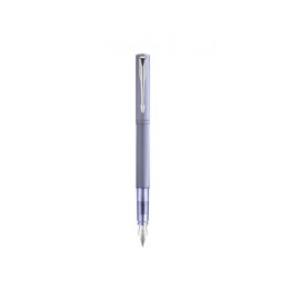 Перьевая ручка Parker Vector XL Silver Blue CT, цвет чернил blue, перо: F/M, в подарочной упаковке.