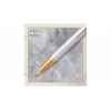 Шариковая ручка Parker IM Premium K318  Pearl GT, стержень: M, цвет чернил: blue, в подарочной упаковке.