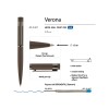 Ручка шариковая автоматическая BrunoVisconti "VERONA" цвет корпуса коричневый, soft-touch, 1 мм, синяя