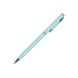Ручка шариковая автоматическая BrunoVisconti® "PALERMO" цвет корпуса голубой, soft-touch, 0.7 мм