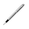 Ручка-роллер Parker IM Stainless Steel CT, стержень: F, цвет чернил: black, в подарочной упаковке