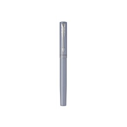 Перьевая ручка Parker Vector XL Silver Blue CT, цвет чернил blue, перо: F/M, в подарочной упаковке.