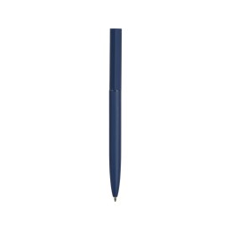 Шариковая металлическая ручка "Minimalist" софт-тач, темно-синяя