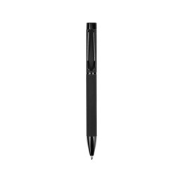 Металлическая шариковая ручка "Black Lama", софт-тач, черный