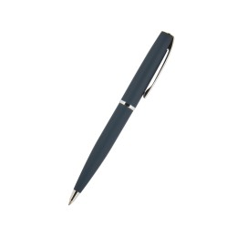 Ручка "Sienna" шариковая  автоматическая, синий металлический корпус soft-touch, 1.0 мм, синяя