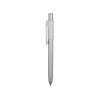 Ручка металлическая шариковая «Bobble» с силиконовой вставкой, серый/белый