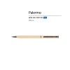 Ручка шариковая автоматическая BrunoVisconti® "PALERMO" цвет корпуса пудровый, soft-touch, 0.7 мм