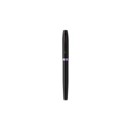 Перьевая ручка Parker IM Vibrant Rings Flame Amethyst Purple, стержень:F, цвет чернил: blue, в подарочной упаковке.