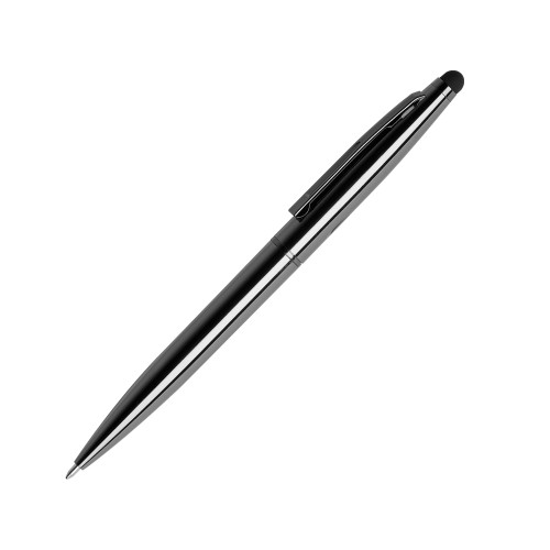 Ручка шариковая металлическая поворотная "Glory" со стилусом, gun
