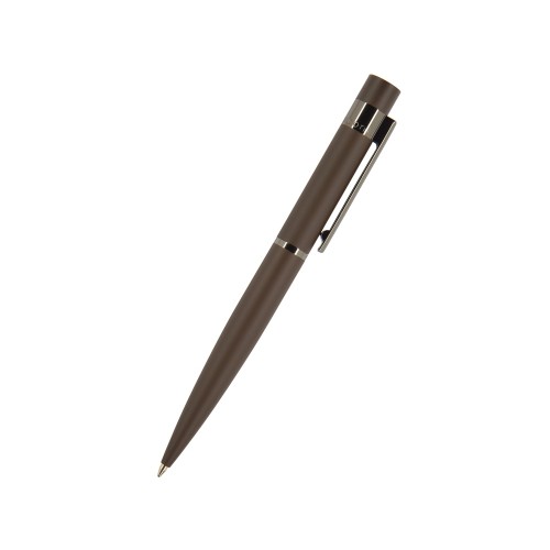 Ручка шариковая автоматическая BrunoVisconti "VERONA" цвет корпуса коричневый, soft-touch, 1 мм, синяя