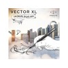 Ручка-роллер Parker Vector XL Black CT, стержень: F, цвет чернил:black, в подарочной упаковке